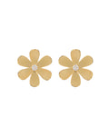 Daisy Statement Studs - Gold - Earrings
