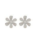 Daisy Statement Studs - Silver - Earrings