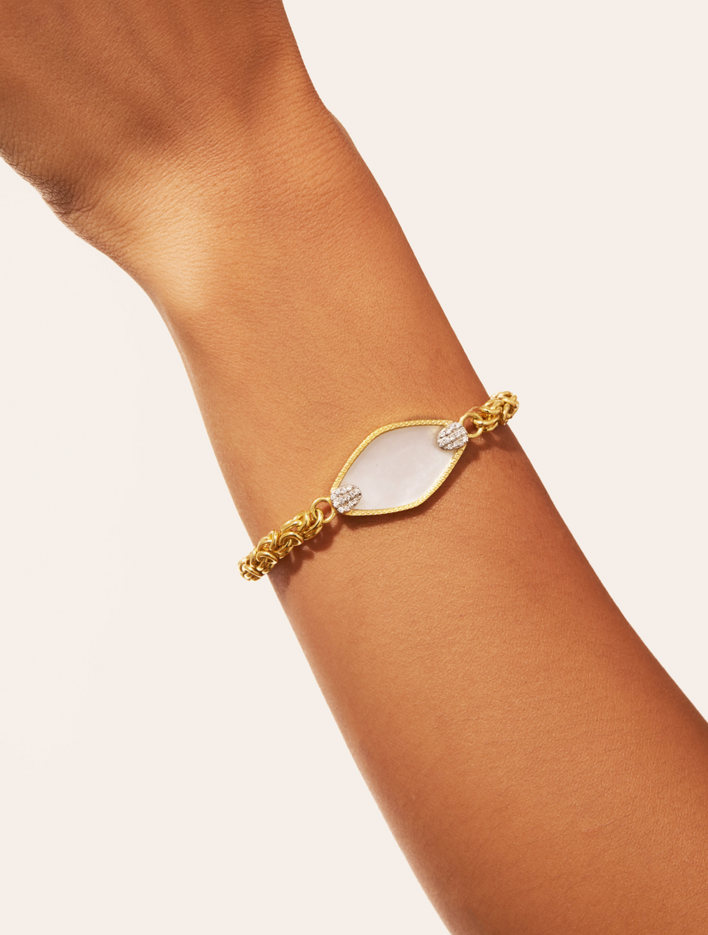 Mayan Bracelet - Mother-of-pearl - alternate view