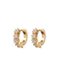 Diamond Bijoux Huggies - Gold - Earrings