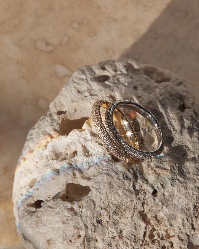 Super Shimmer Diamond Band - Rings — alternate view 2