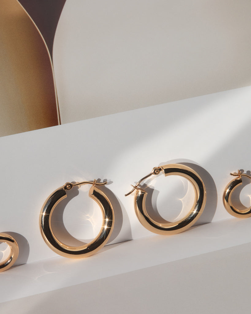 Real Deal Baby Amalfi Hoops — alternate view 2