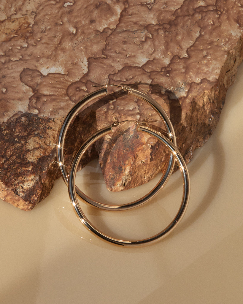 Real Deal Amalfi Hoops — detail view