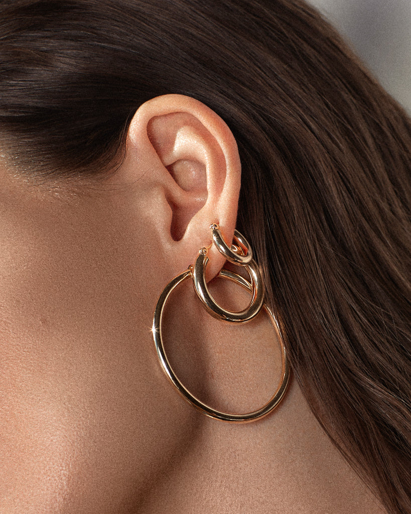 Real Deal Amalfi Hoops — another angle
