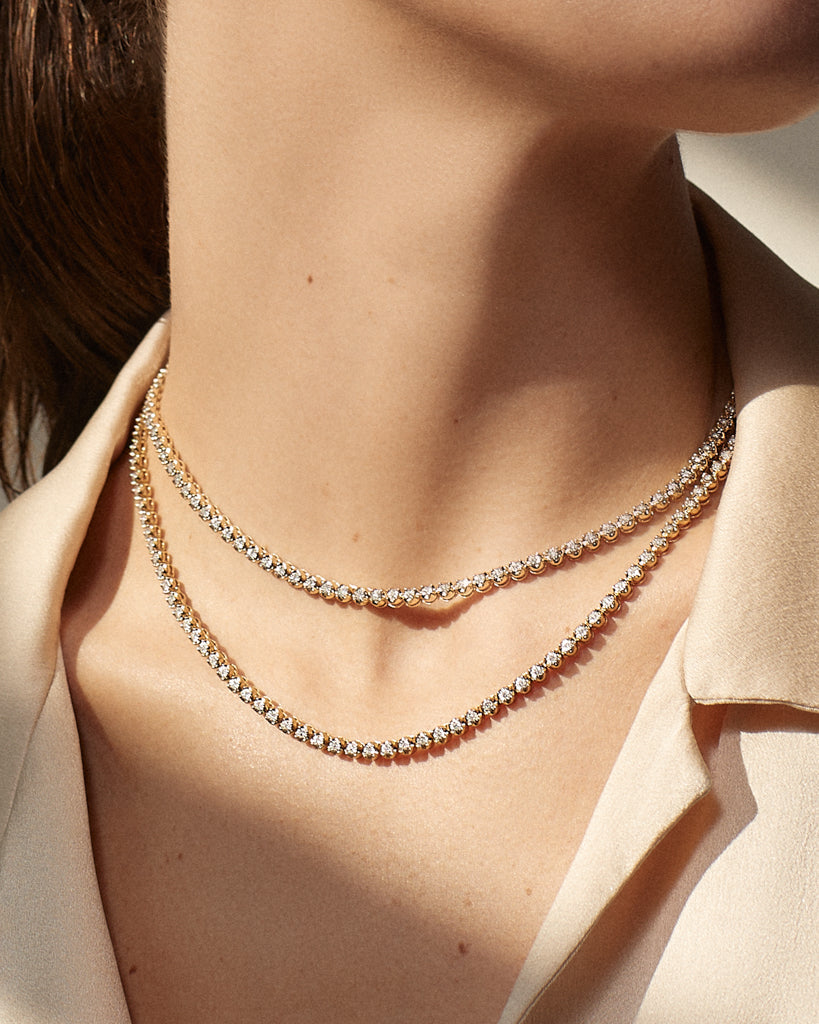 One and Only Tennis Necklace — another angle 2