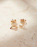 Initial Stud Earrings [Vintage]