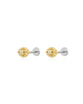 Evil Eye Studs in Gold - Earrings