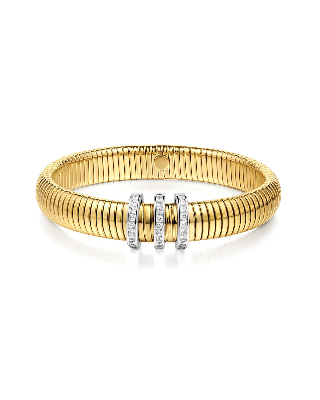 Pavé Trio Snake Chain Bracelet