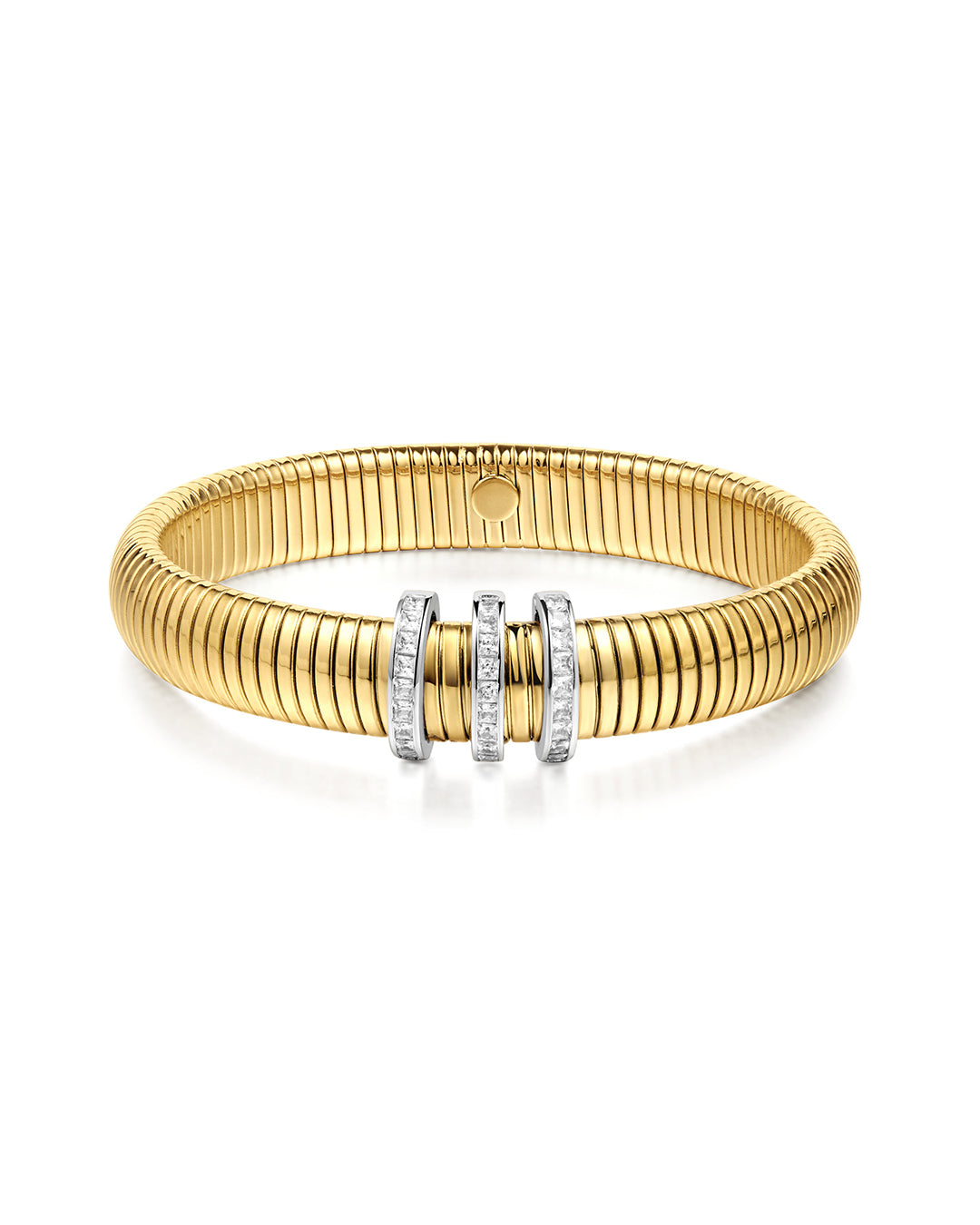 Pavé Trio Snake Chain Bracelet