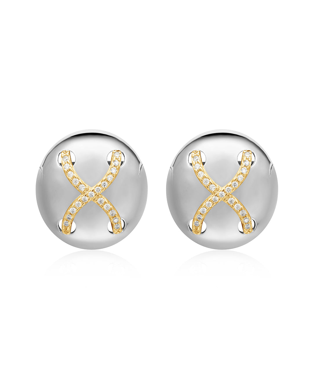 Mariner Cross Studs - Earrings — alternate view
