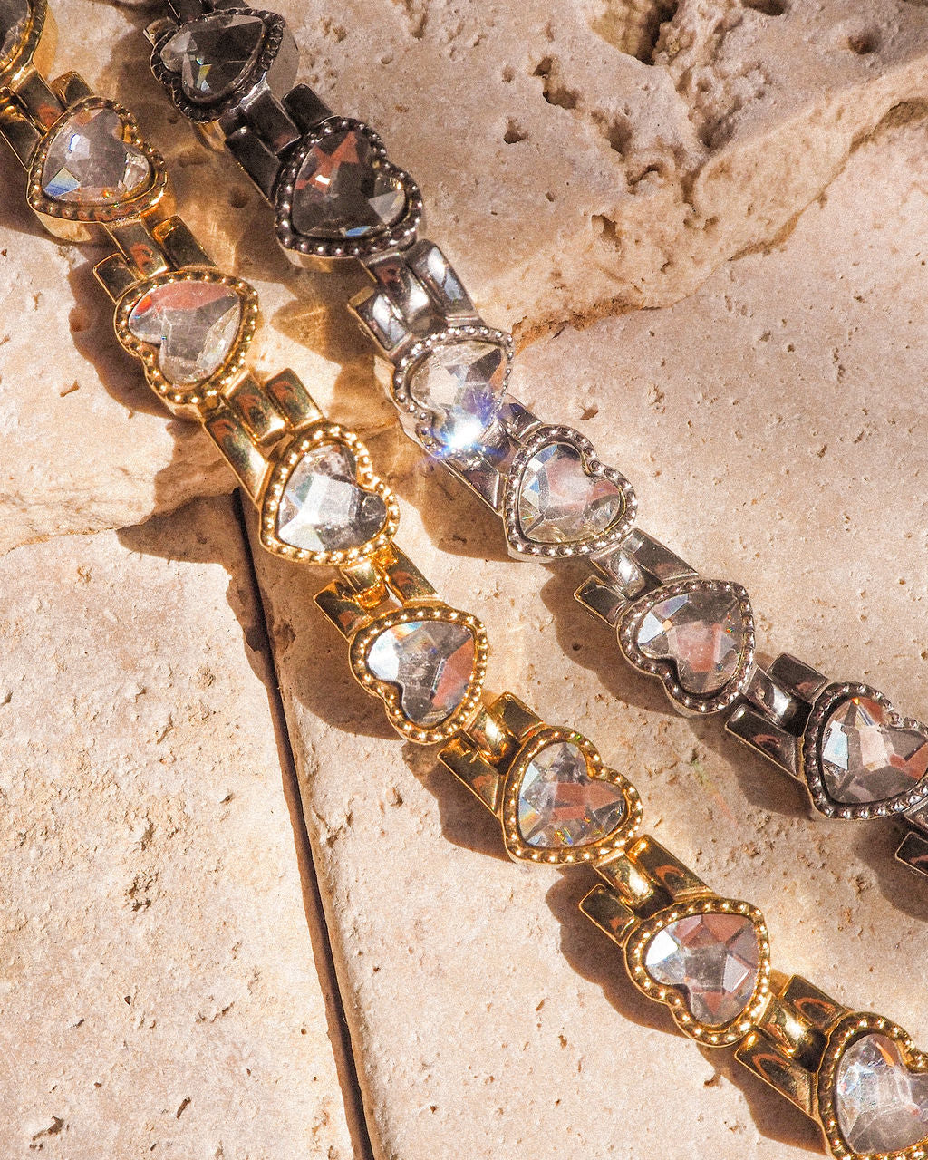 Cross My Heart Bracelet - Gold — alternate view