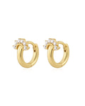 Flare Huggies in Gold - Earrings