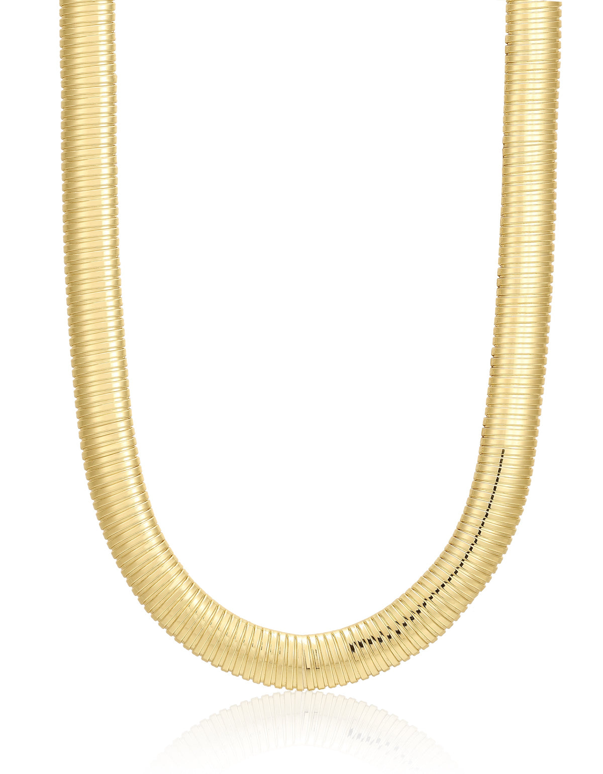 Flex Snake Chain Necklace - Gold