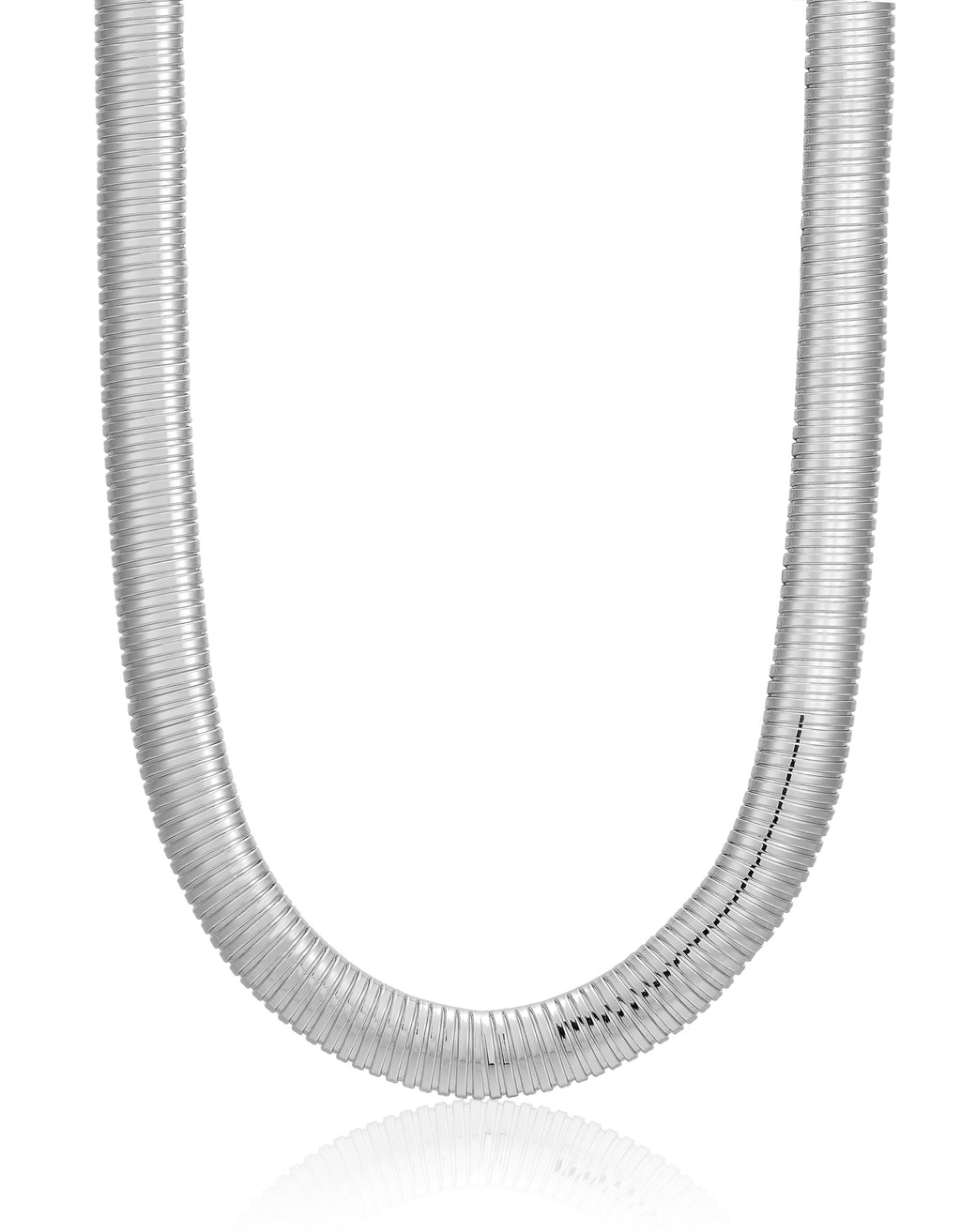 Flex Snake Chain Necklace - Silver