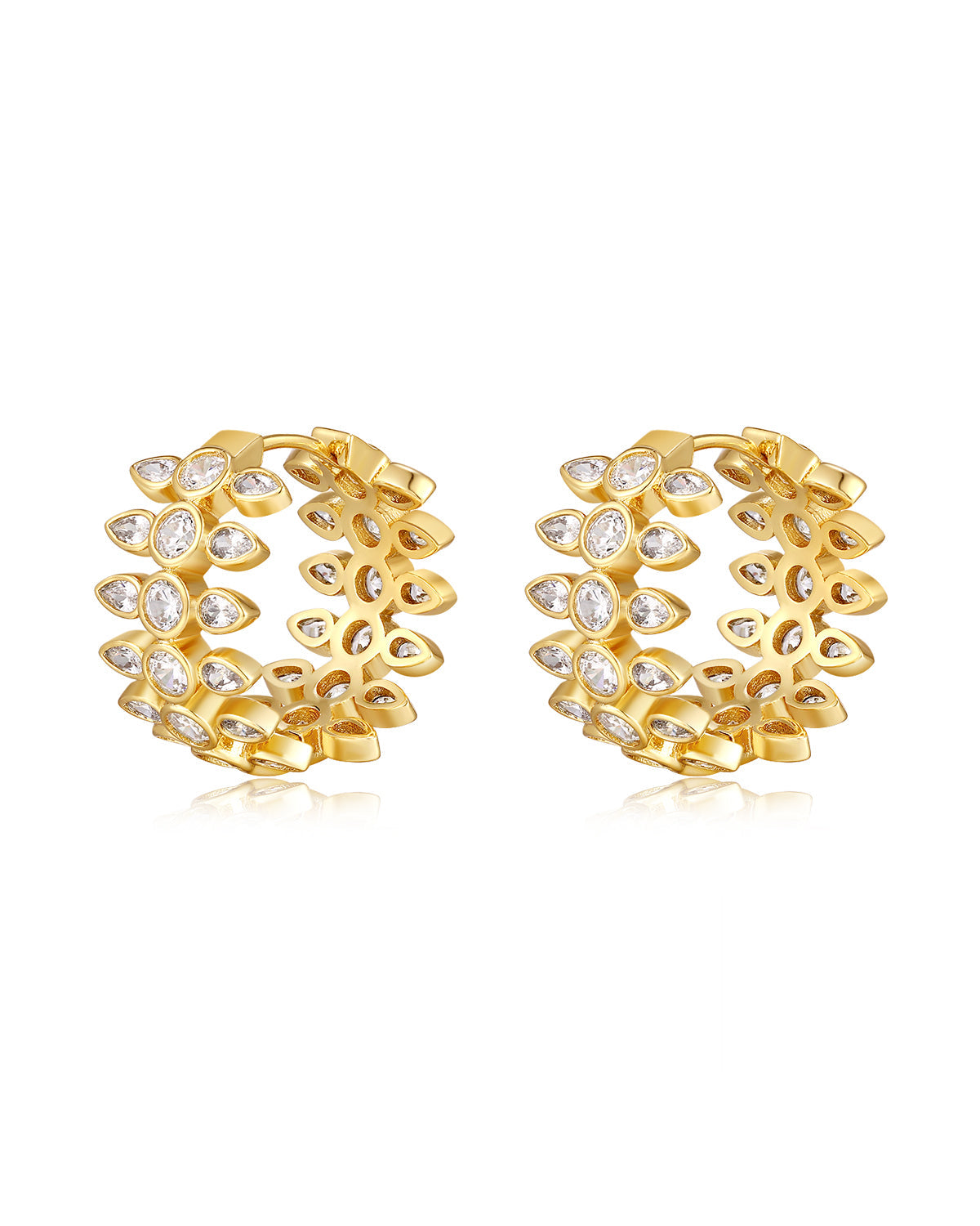 Florette Hoops - Gold