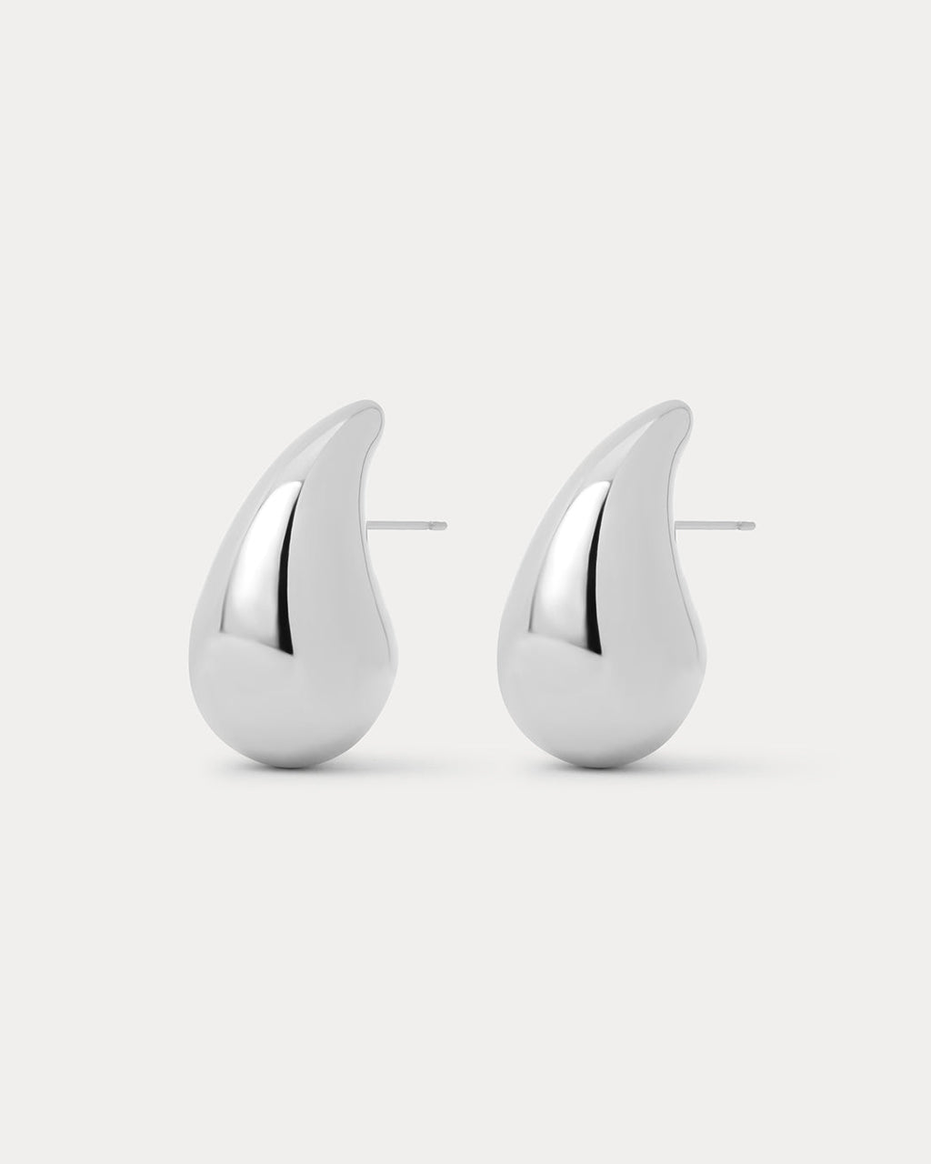 Gia Hoops - Silver