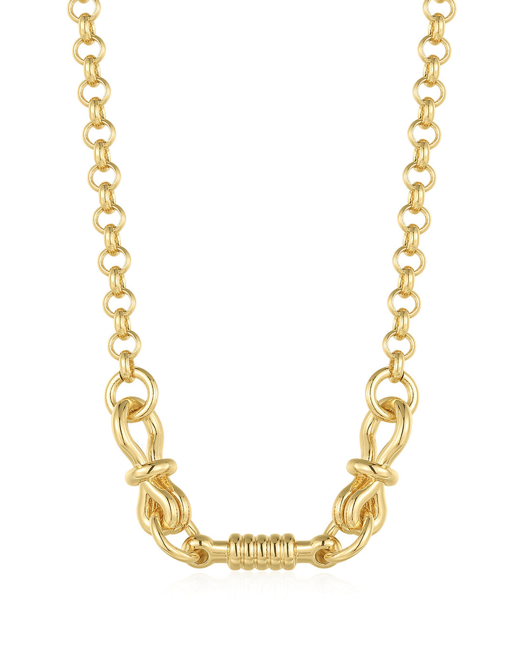 Horsebit Necklace - Gold