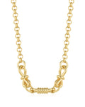 Horsebit Necklace - Gold