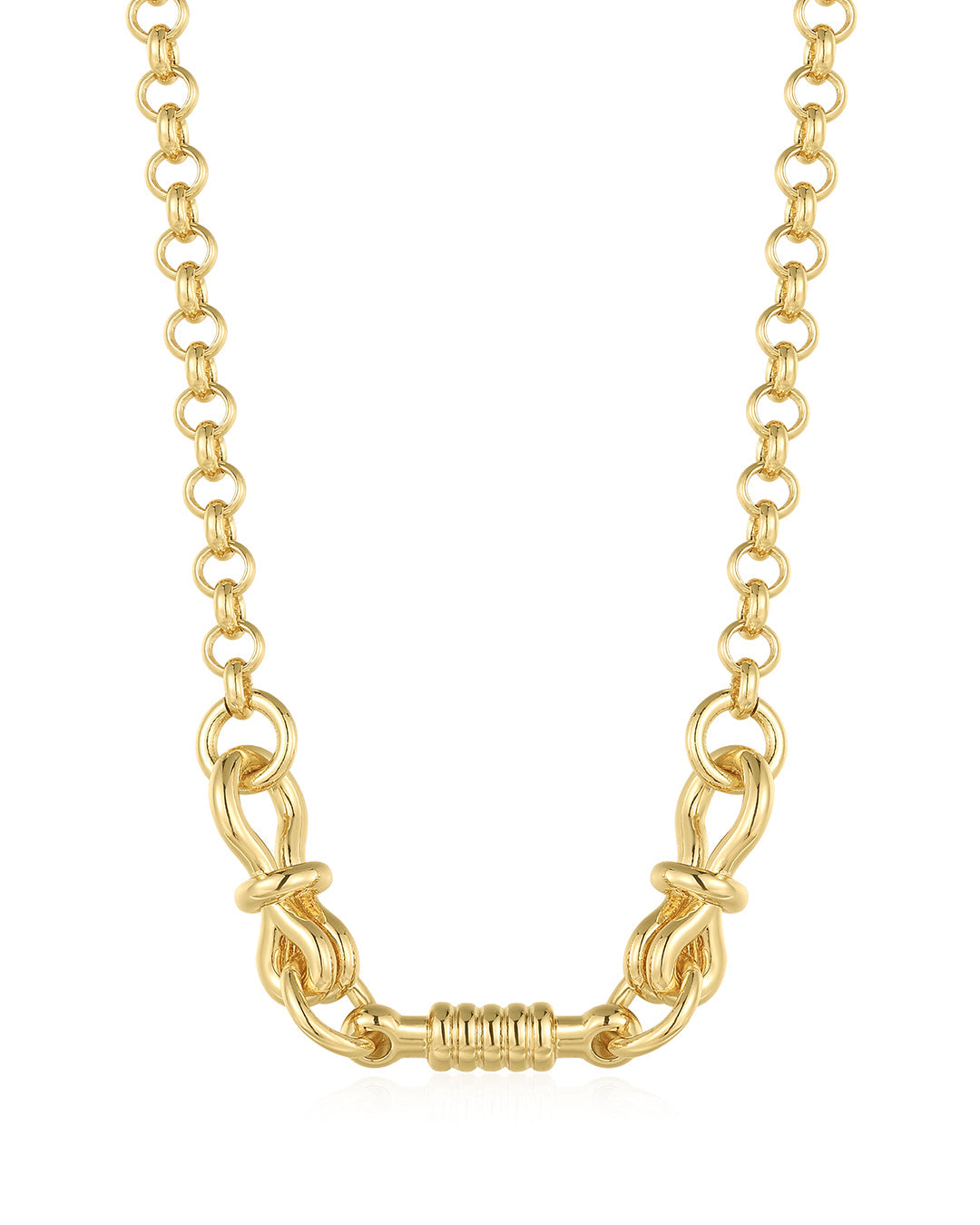 Horsebit Necklace - Gold