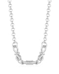 Horsebit Necklace - Silver