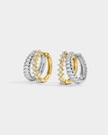 Sierra Split Huggies - Earrings