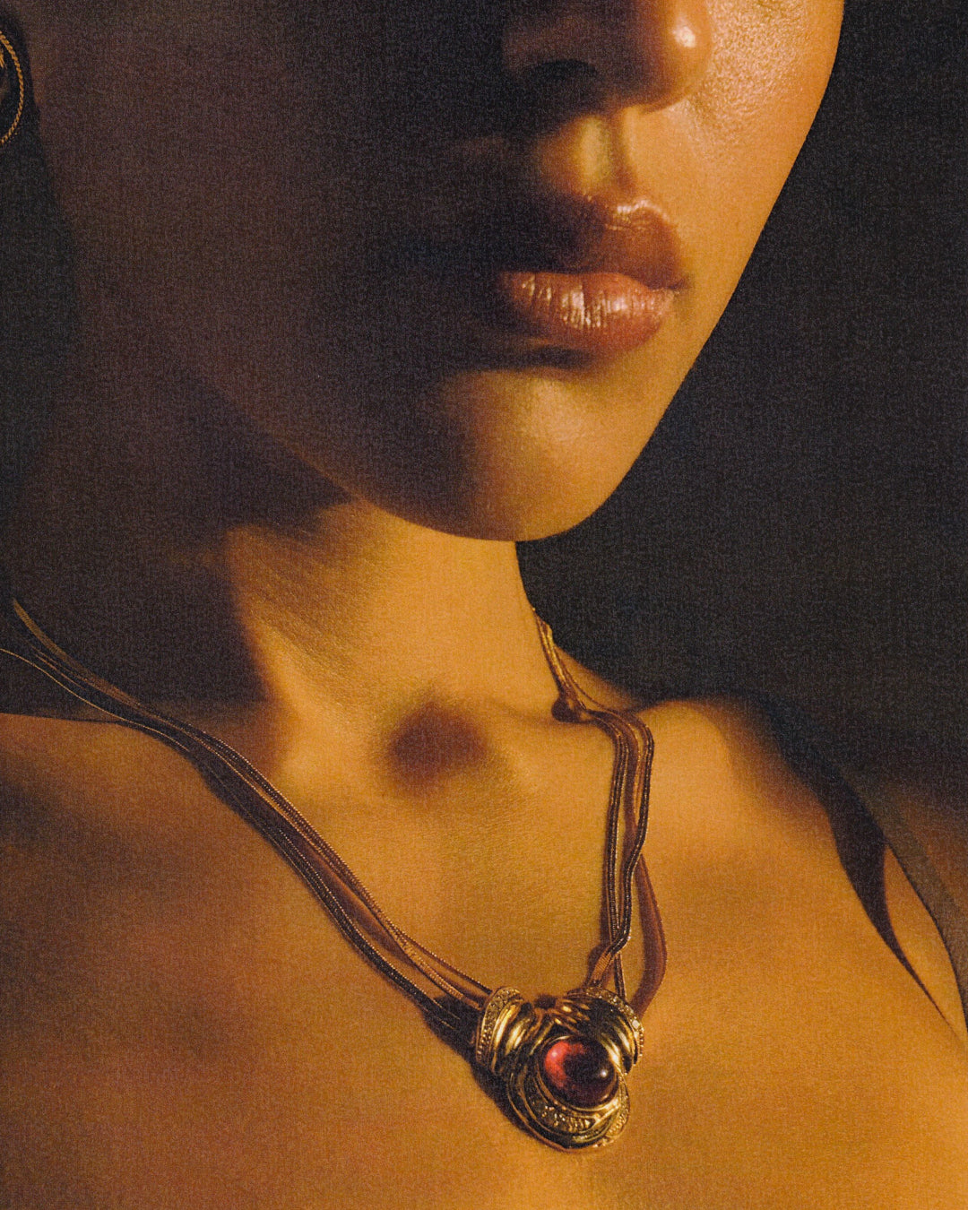 Shiraz Pendant Necklace — alternate angle 2
