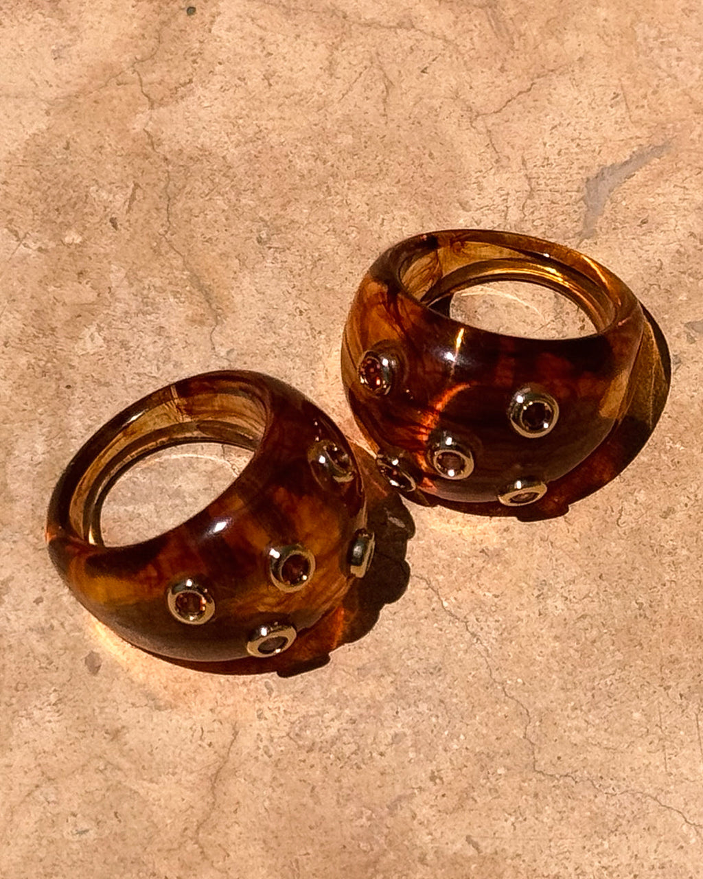 Ibiza Lucite Ring — alternate view