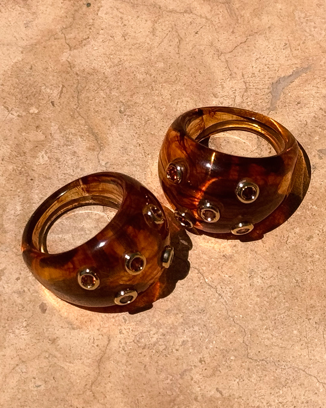 Ibiza Lucite Ring — alternate view
