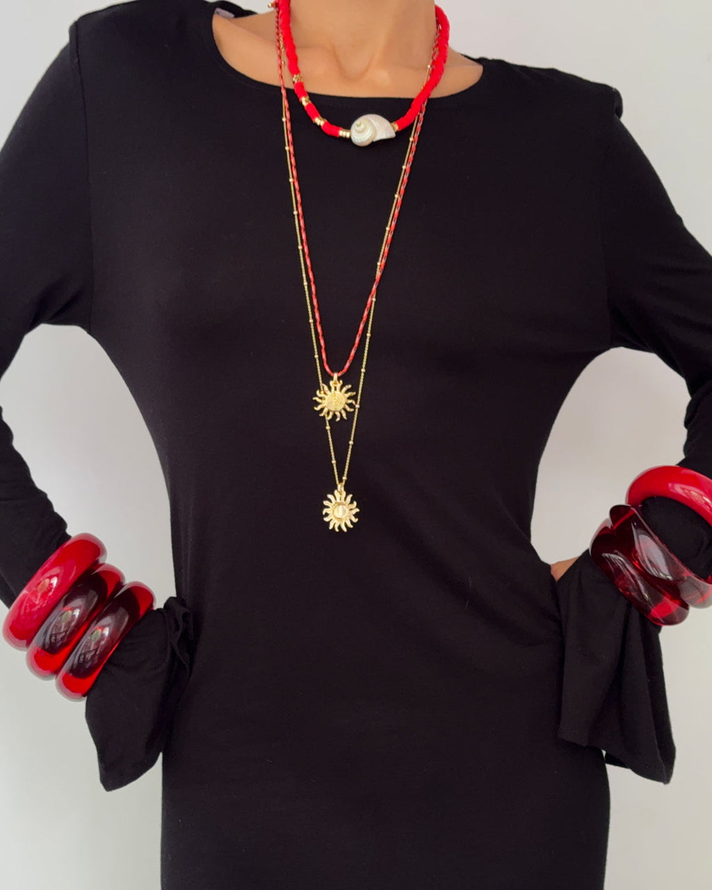 Ibiza Sun Necklace — alternate view 2
