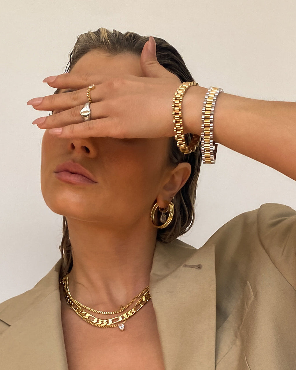 Timepiece Bracelet - Gold — alternate angle