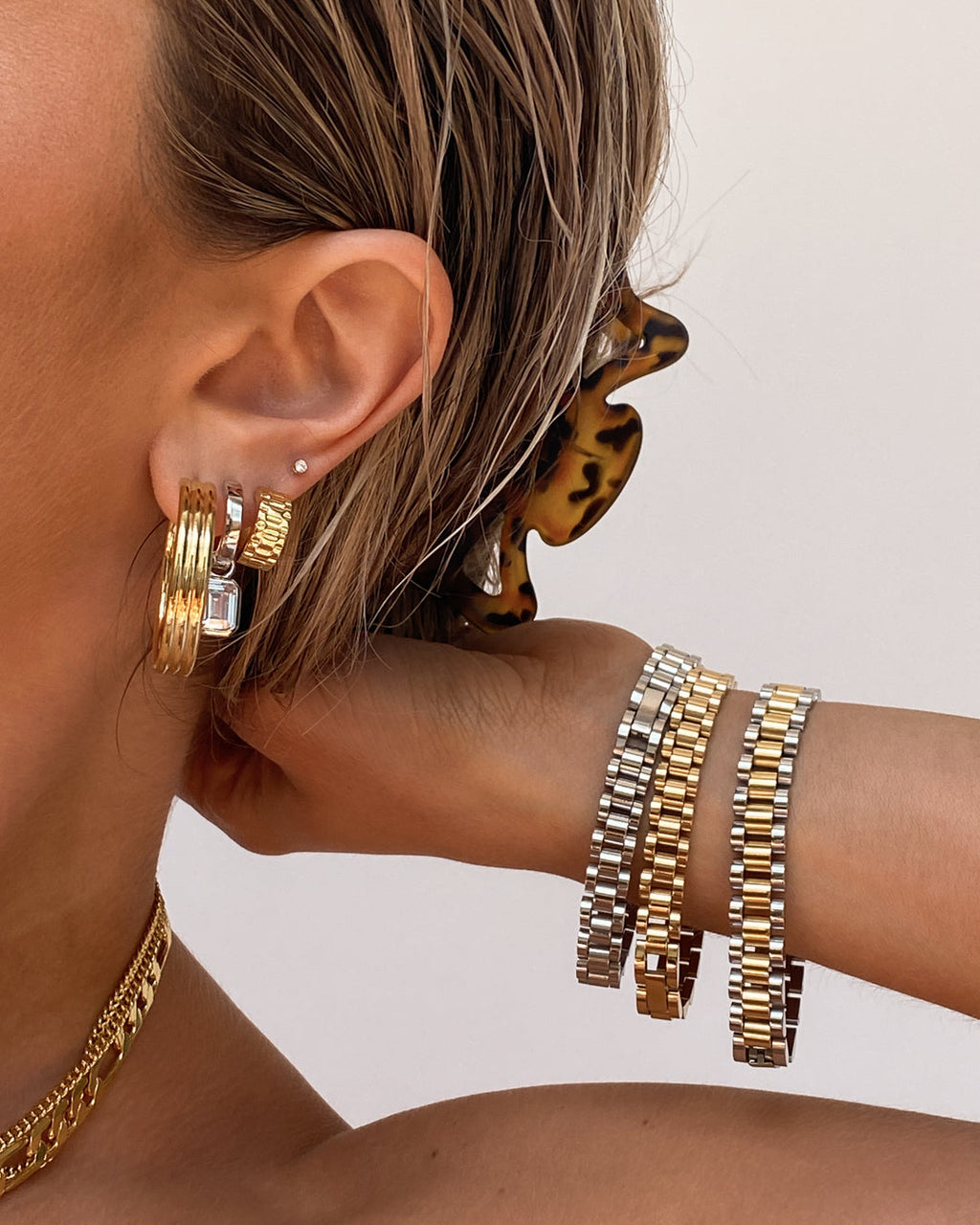 Two-toned Timepiece Bracelet — alternate view 2 2