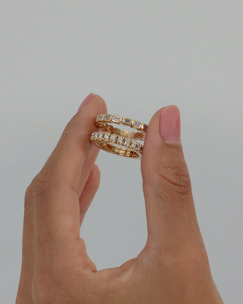 24/7 Flex Eternity Band - Emerald Cut - Rings — reverse view