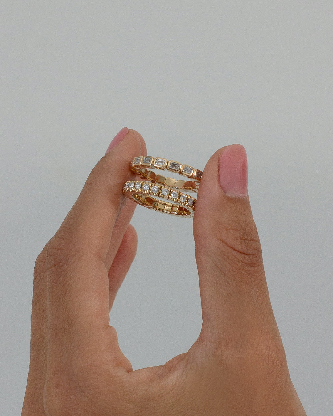 24/7 Flex Eternity Band - Emerald Cut - Rings — reverse view