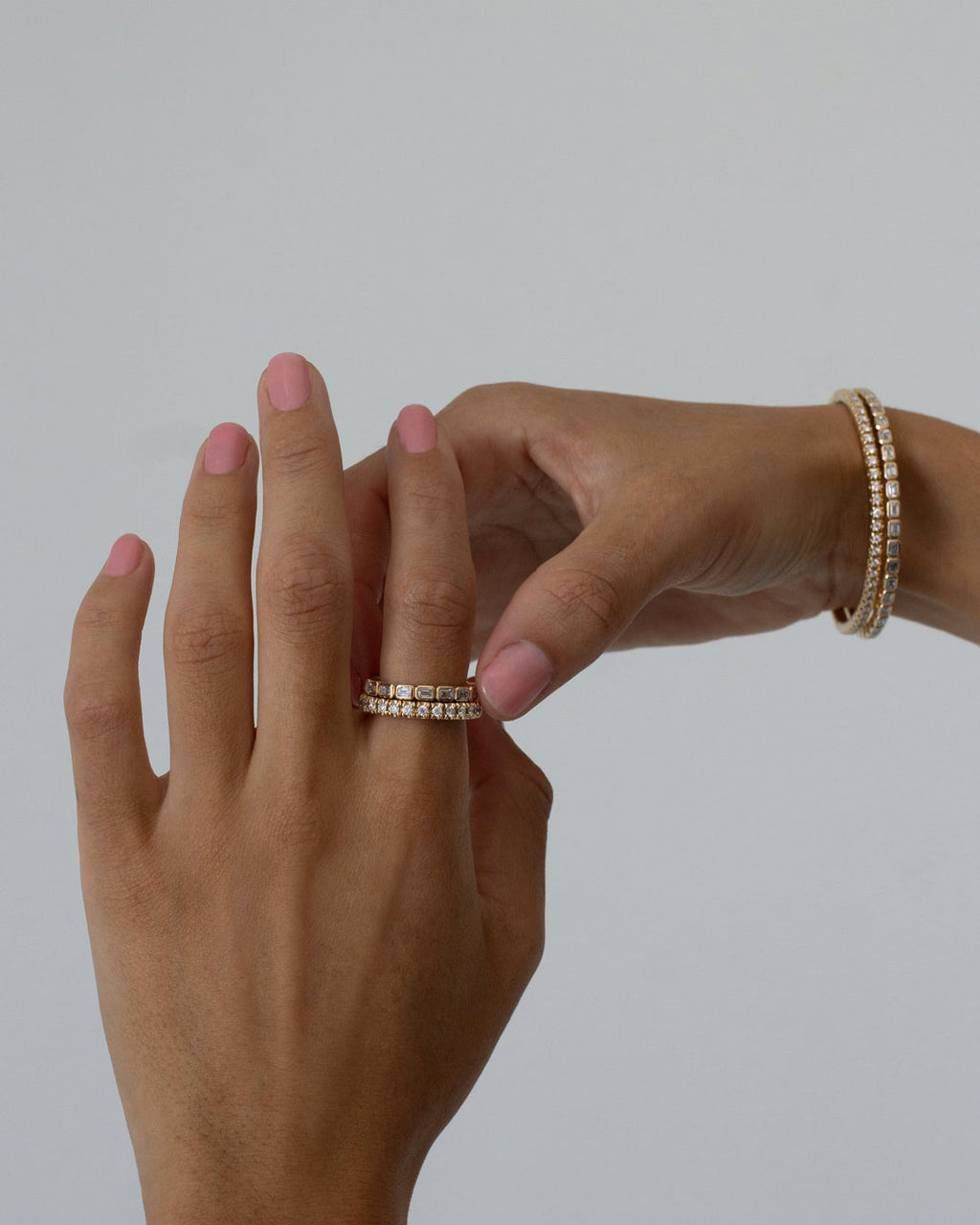 24/7 Flex Eternity Band - Emerald Cut - Rings — reverse view