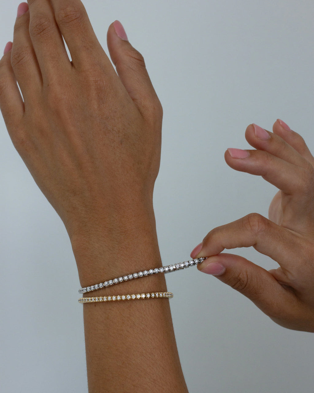 24/7 Flex Tennis Bracelet — reverse view