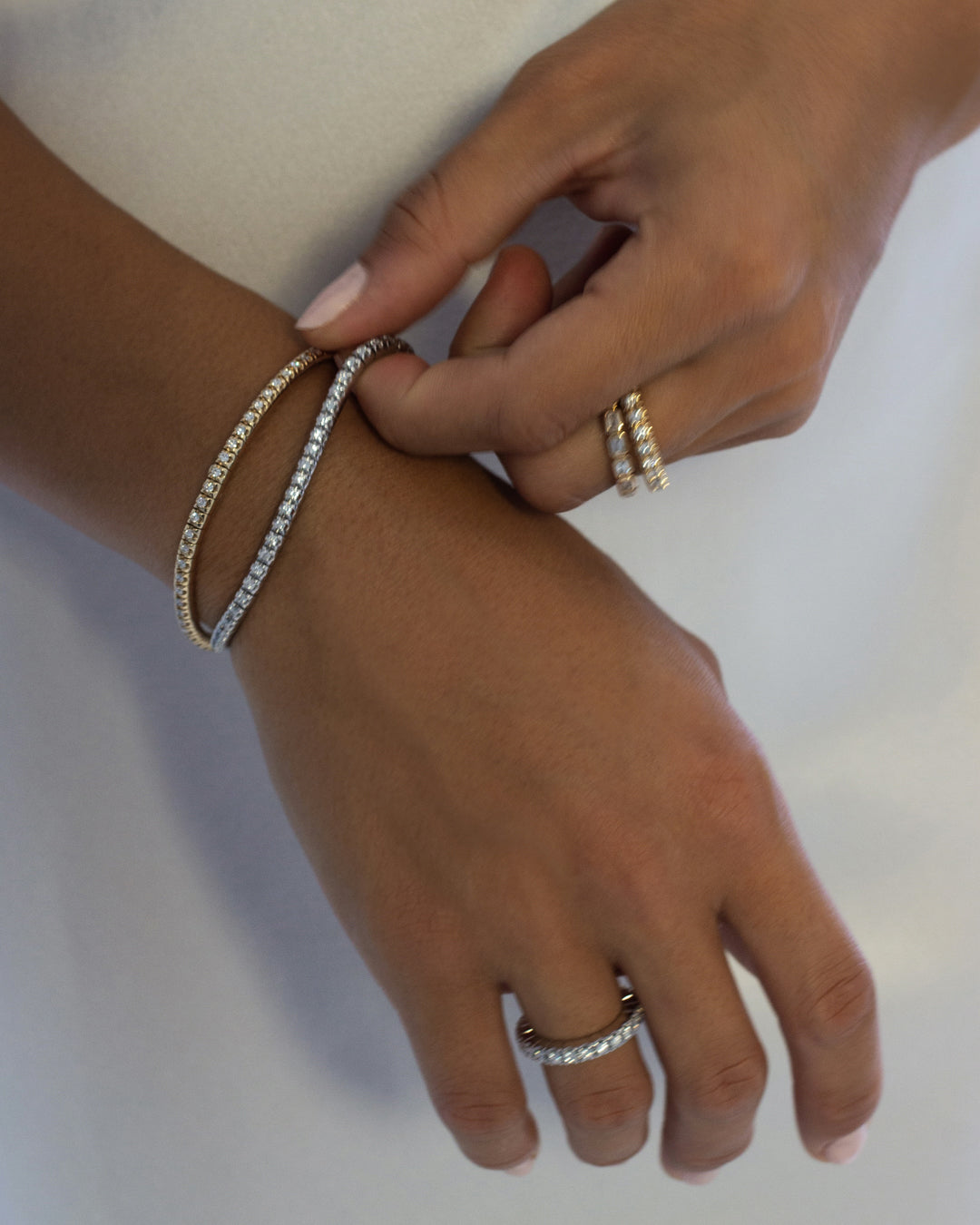 24/7 Flex Tennis Bracelet — reverse view