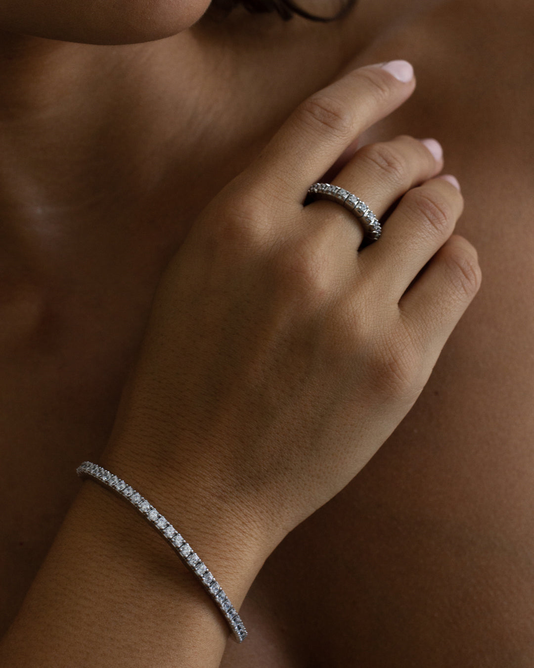 24/7 Flex Tennis Bracelet — reverse view