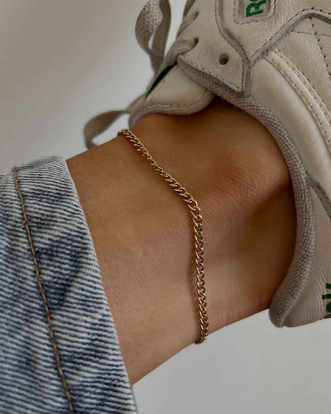 Virgo Energy Anklet - Silver — alternate angle