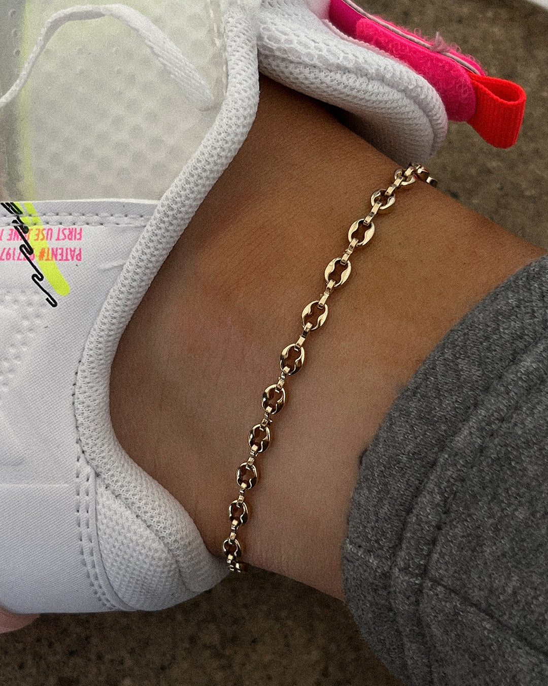 Violante Anklet - Silver — alternate view