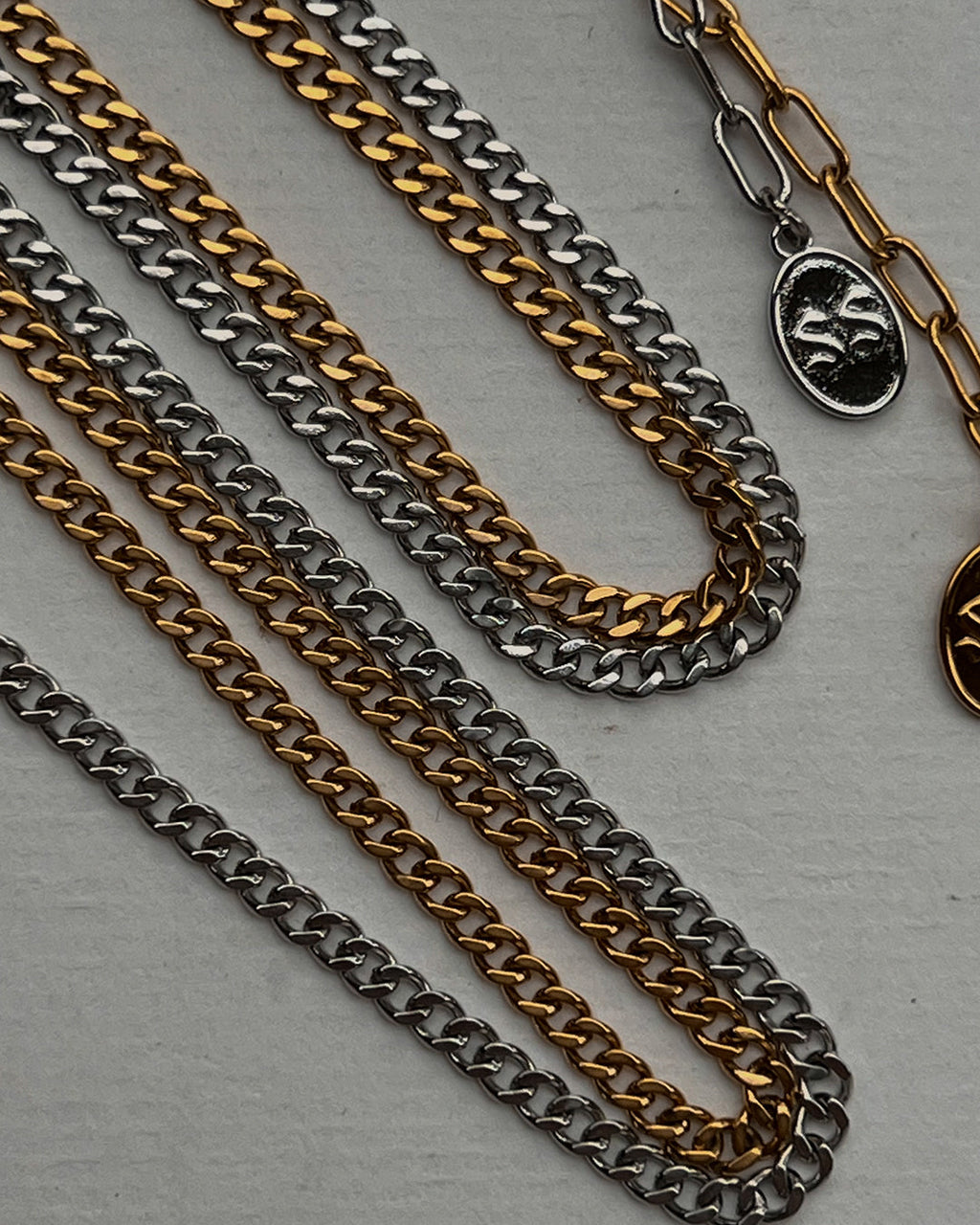 Virgo Energy Belly Chain - Silver — another angle