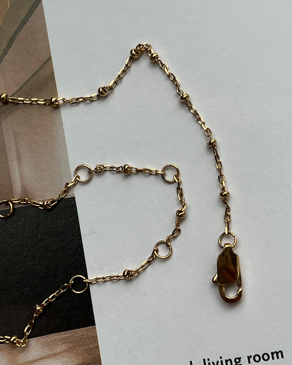 Mondays at Teddy's Anklet - Silver — alternate view