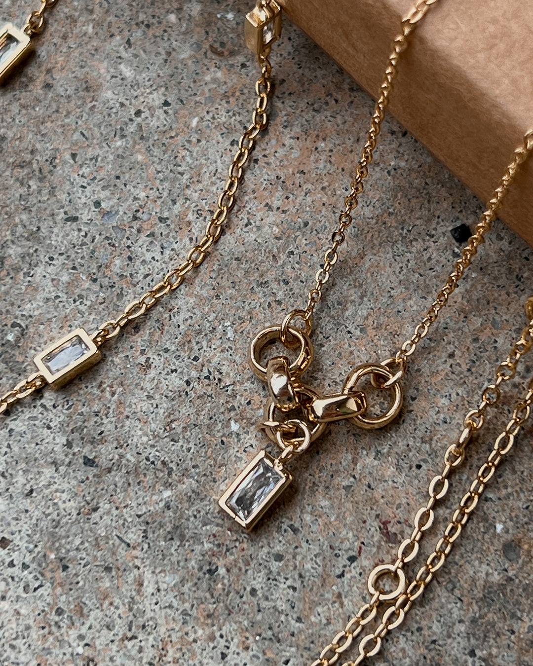 Sunrise on South Beach Belly Chain Set - Gold — another angle 2