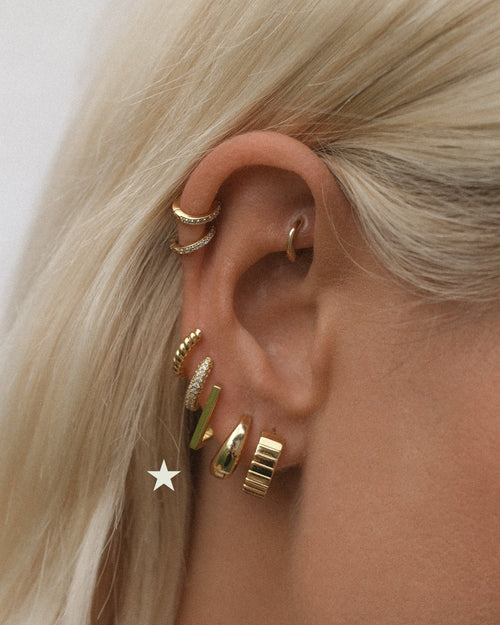 Baby Boxer Hoops - Gold — alternate view