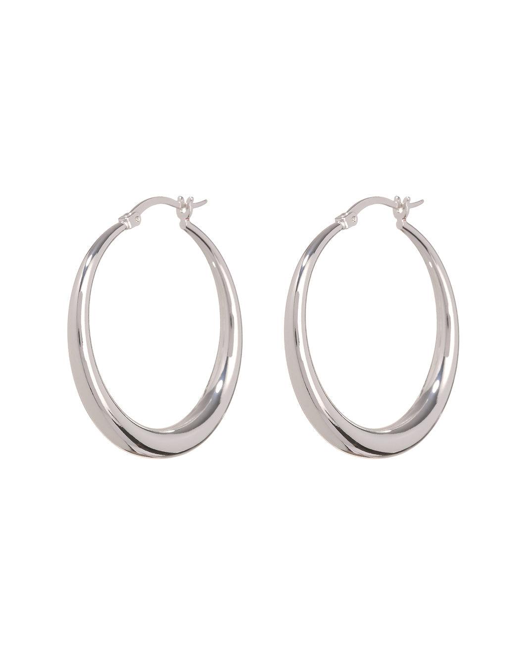 Baby Lucca Hoops - Silver