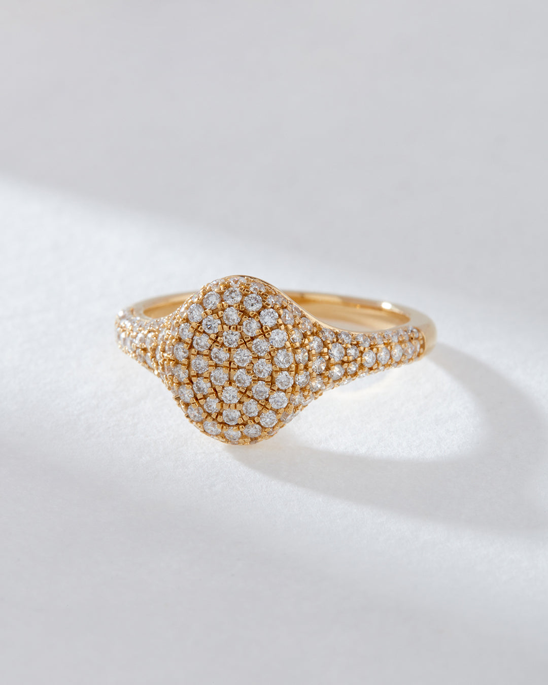 Perfect Pavé Signet Ring