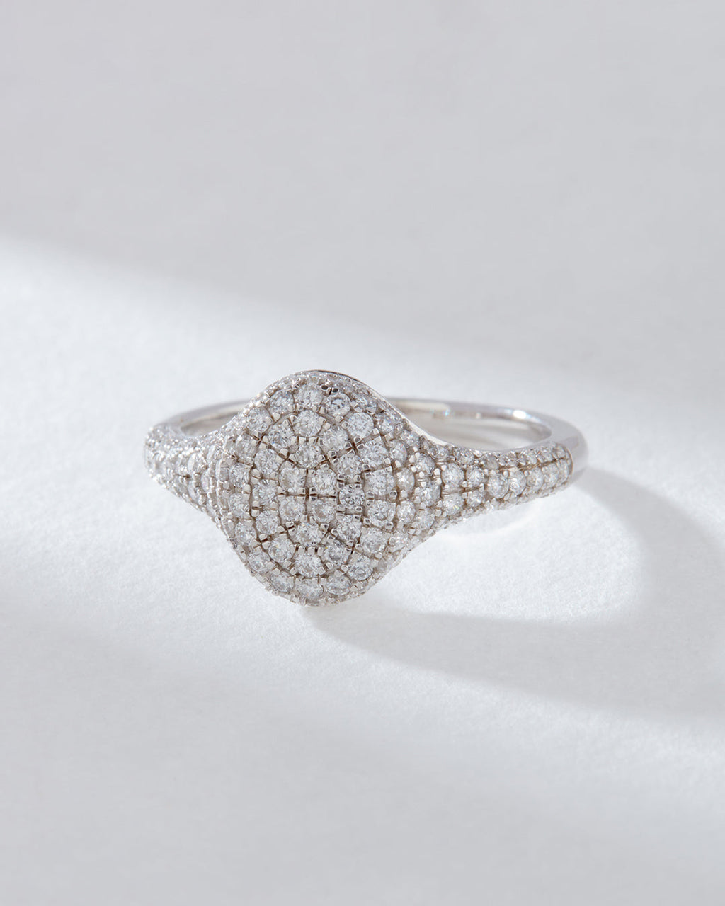 Perfect Pavé Signet Ring — alternate view