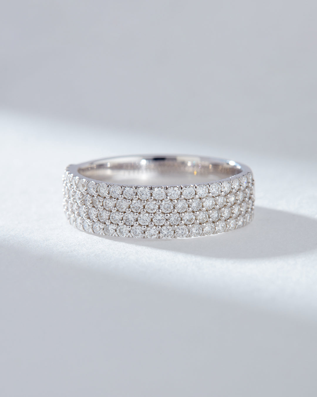 Blinged Out Diamond Band - Rings — alternate view