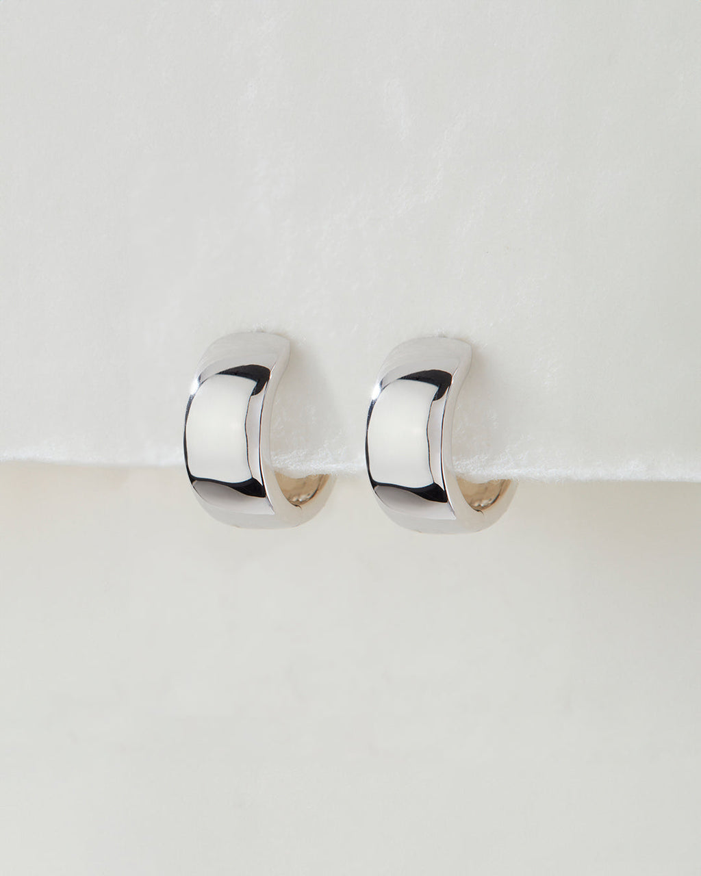 Mini Monaco Huggies - Earrings — alternate view