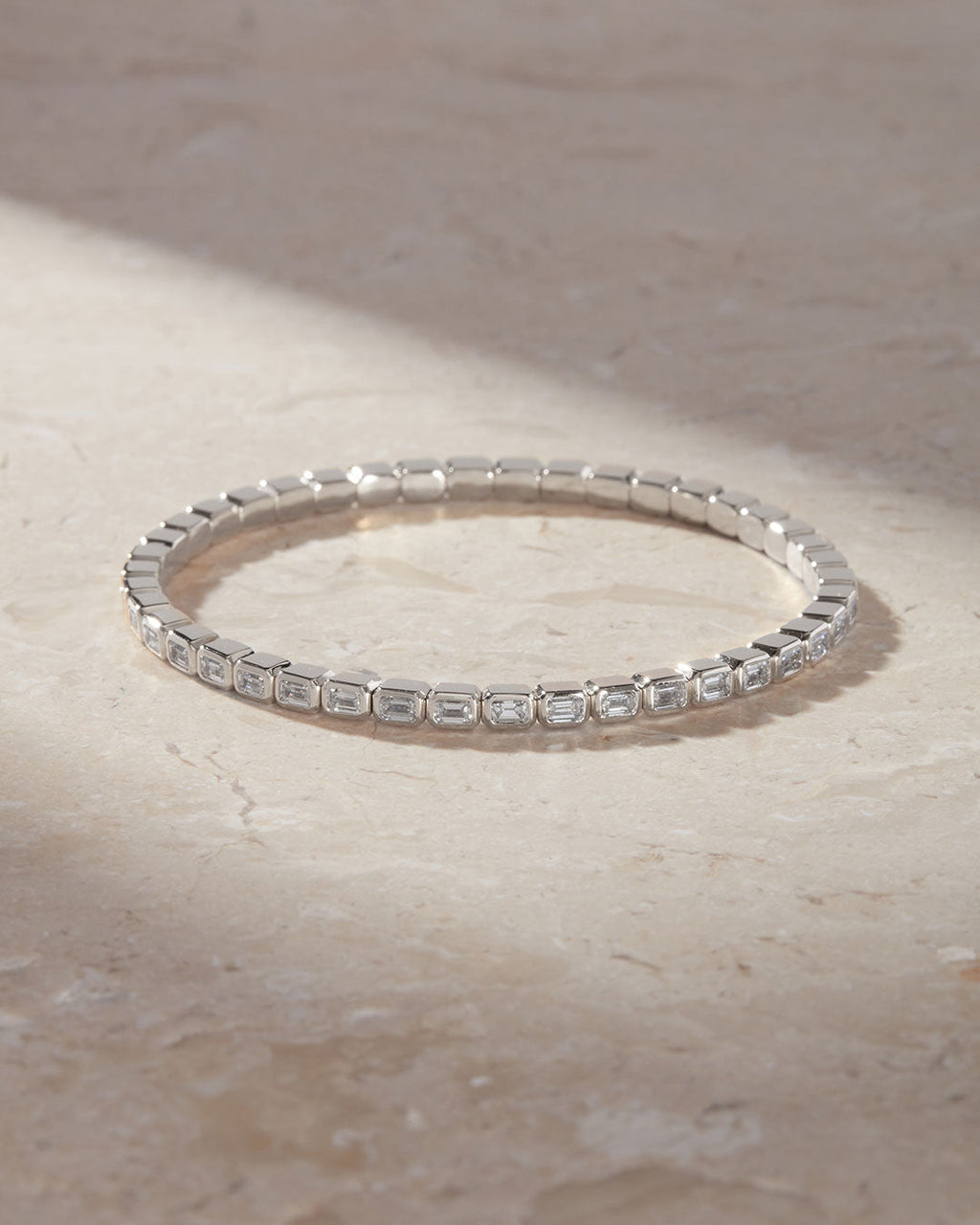 24/7 Flex Tennis Bracelet - Emerald Cut — alternate view