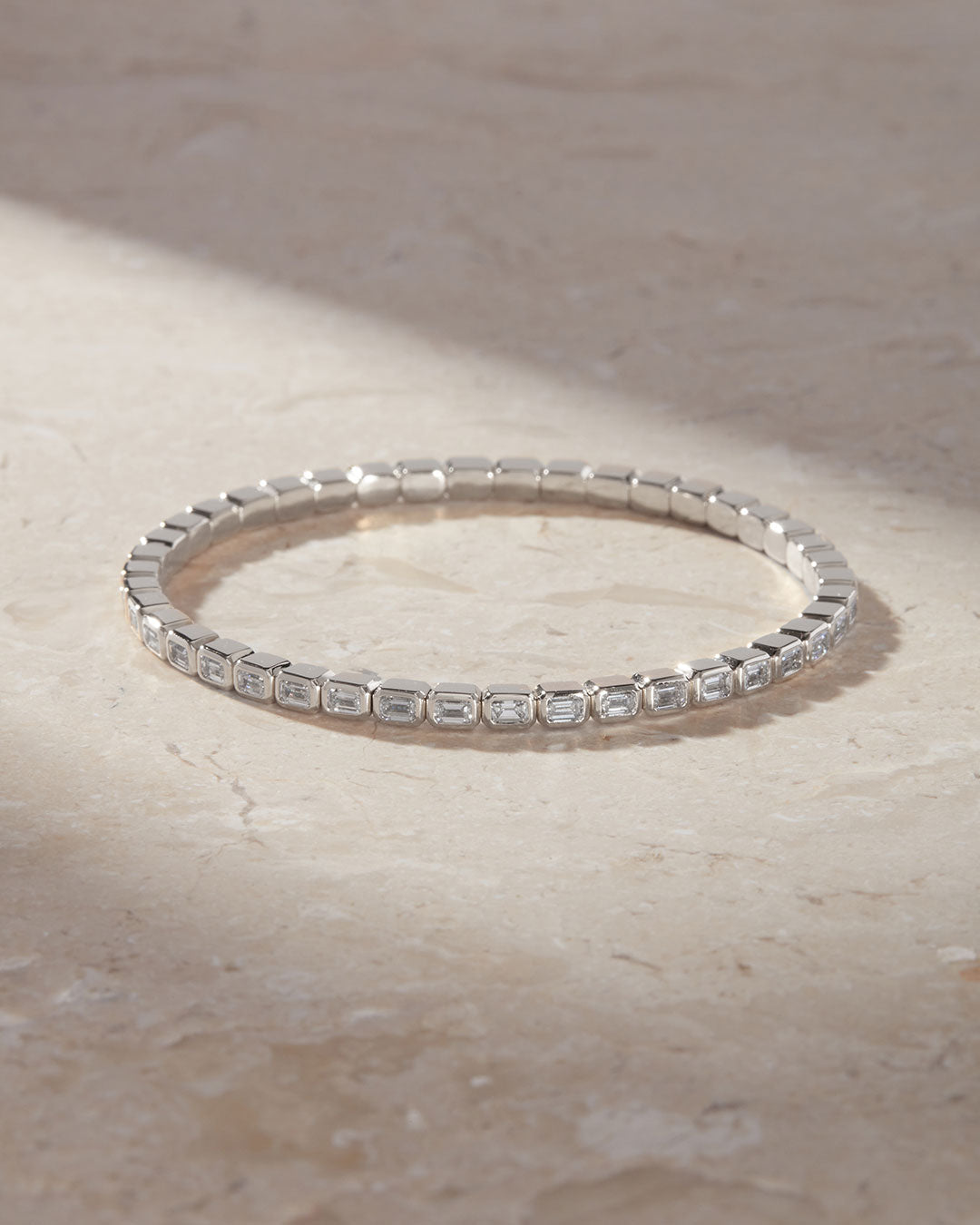 24/7 Flex Tennis Bracelet - Emerald Cut — alternate view